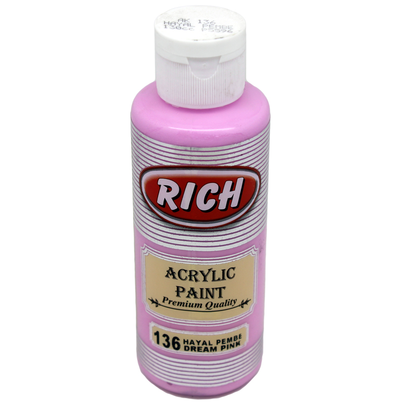 Akrilna boja RICH dream pink 136