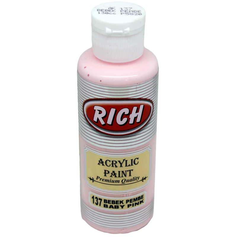 Akrilna boja RICH baby pink 137