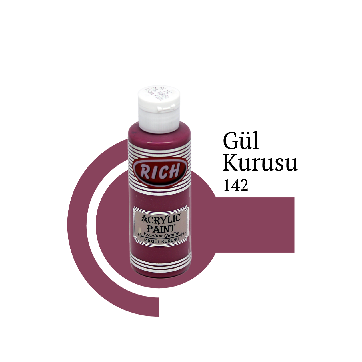 Akrilna boja RICH dry rose 142