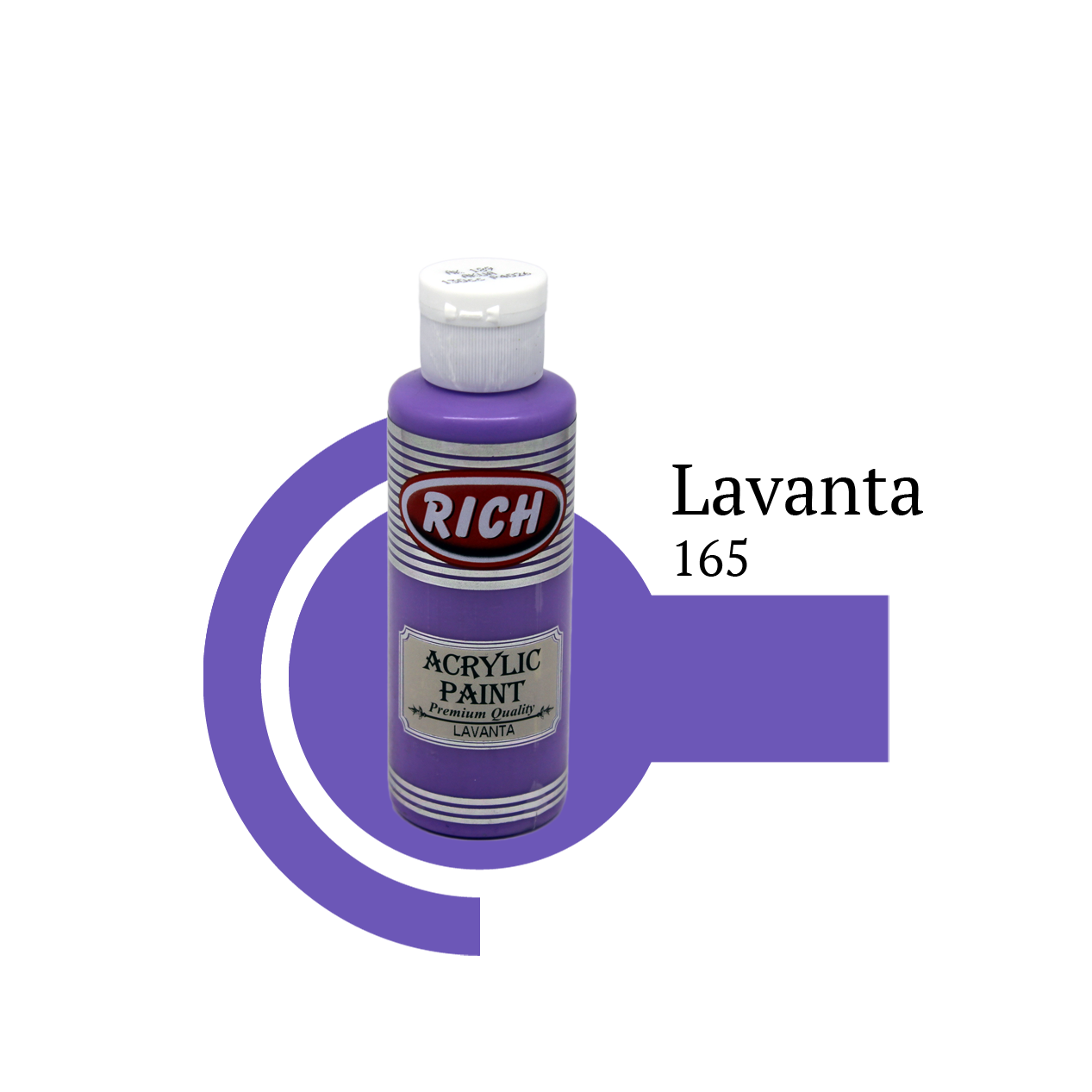 Akrilna boja RICH lavender 165