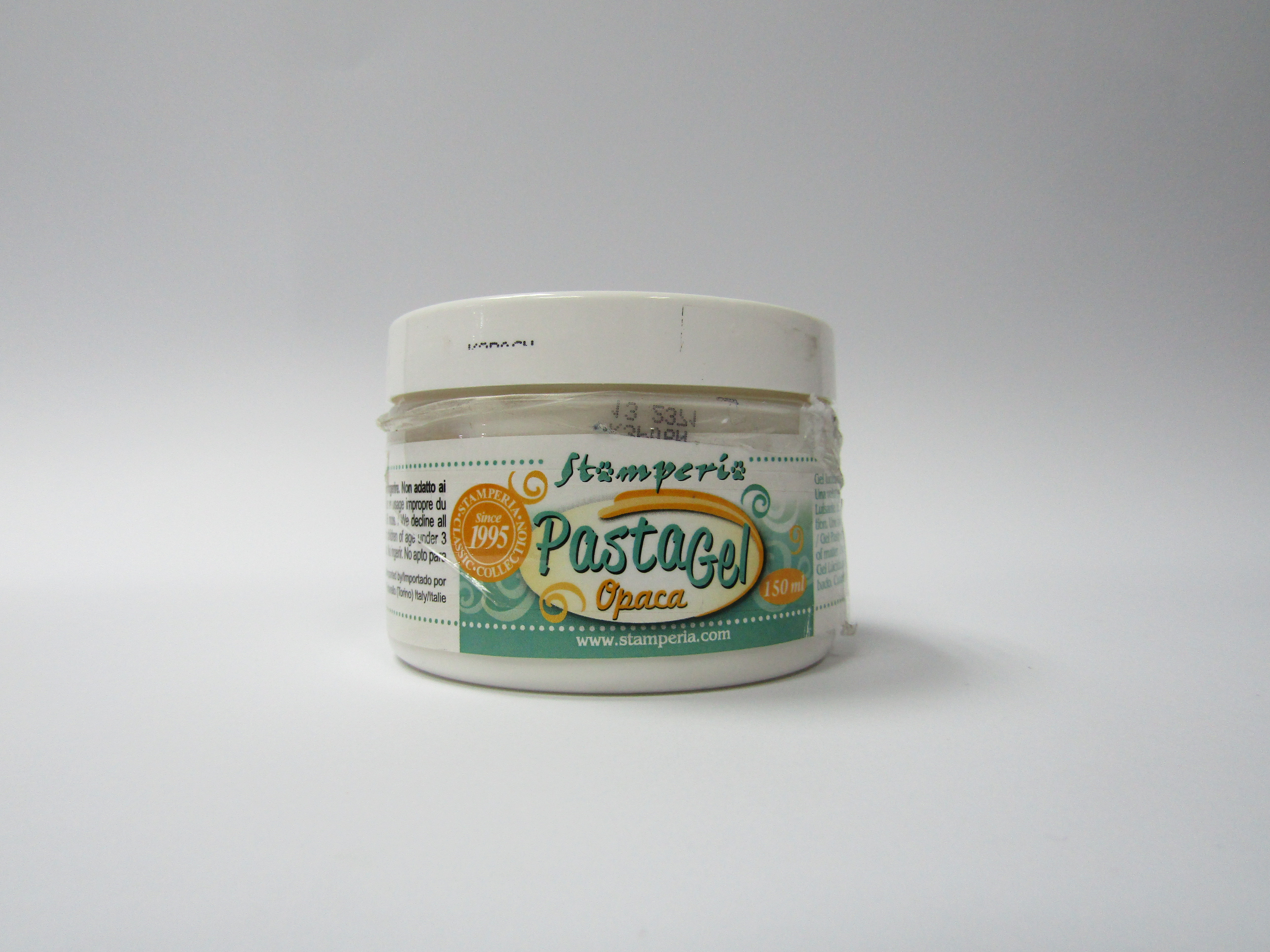 Stamperia pasta gel opaca